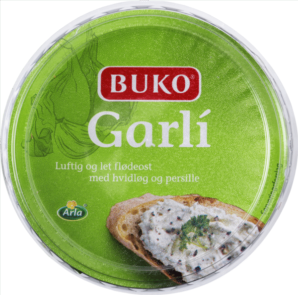 BUKO GARLI FLØDEOST 125 G 125 GR / Danmark
