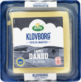 KLOVBORG SKIVEOST L 45+ 200 GR / Danmark