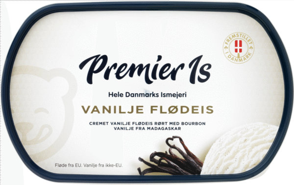 PREMIER VANILJE FLØDEIS 800 ML / Danmark