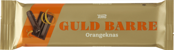 TOMS GULD BARRE ORANGEKNAS 45 GR / Danmark