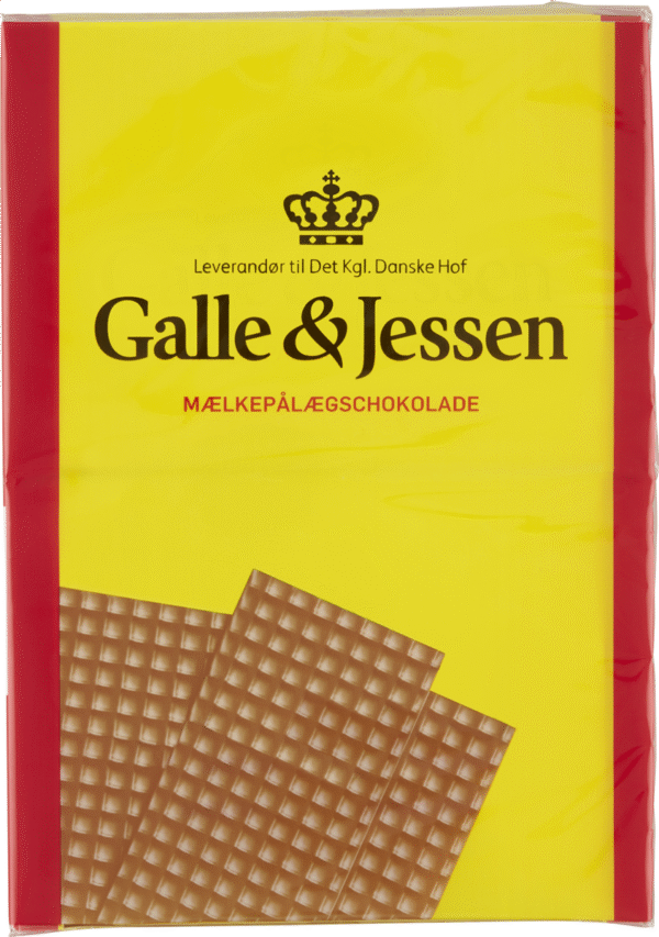 G&J PÅLÆGSCHOKOLADE MÆLK 216 GR / Danmark