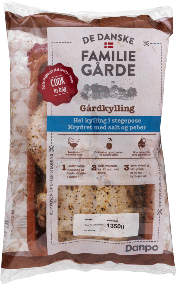 GÅRDKYLLING 1350 GR / Danmark