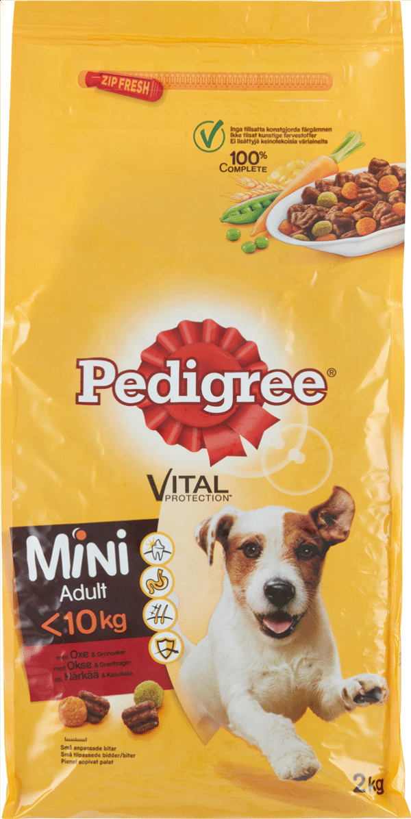 PEDIGRE ADULT MINI OKSEKØD 2 KG / Polen