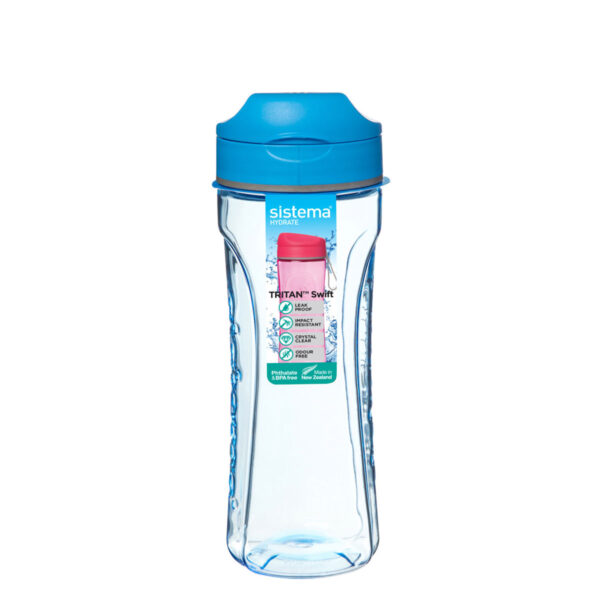 Drikkeflaske, 600 ml, ass. | Tritan Swift | Sistema