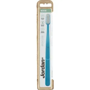 Jordan Tandbørste green clean medium 1,00 stk