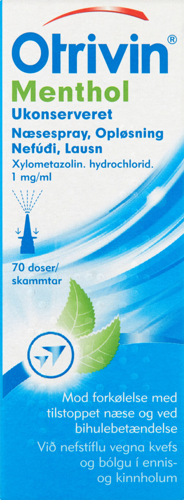 OTRIVIN SPRAY MENTHOL 1 MG 10 ML / Schweiz