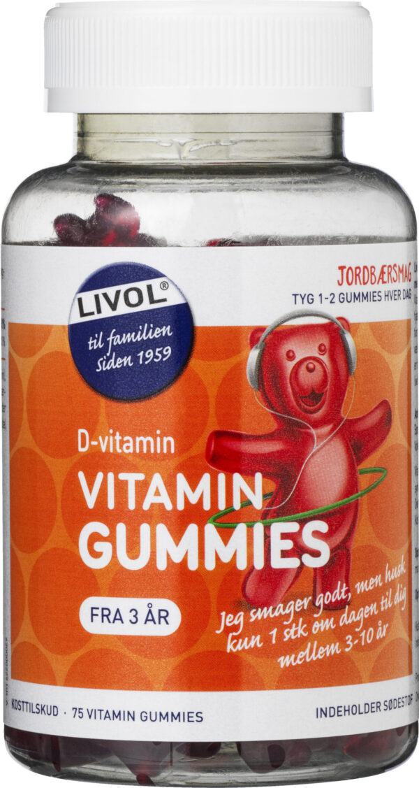 Livol Vitaminbjørne D-vitamin 75,00 StK