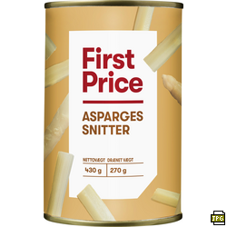 First Price Asparges Snitter 430g