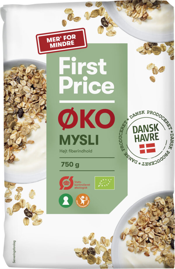 FIRST PRICE MYSLI ØKO 750G