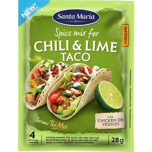 Chili og lime krydderi 28g