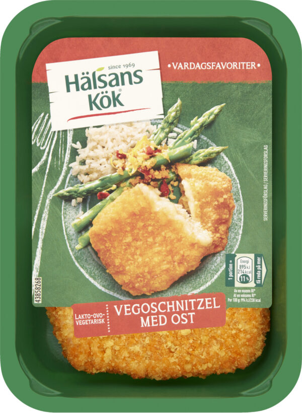 HÄLSANS VEGOSCHNITZEL OST 180 GR / Tjekkiet