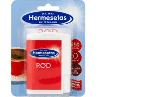 HERMESETAS RØD 650 STK