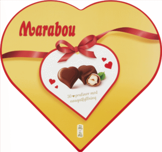MARABOU HEARTS GAVEÆSKE 165 GR / Slovakiet