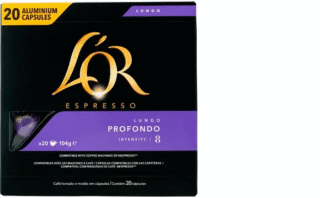 L'OR Espresso lungo profondo kapsler 20 stk.
