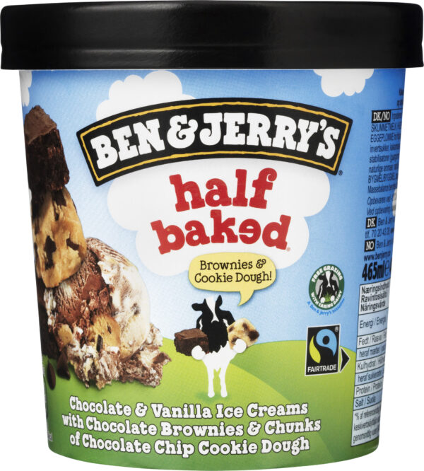 B&J HALF BAKED 465ML