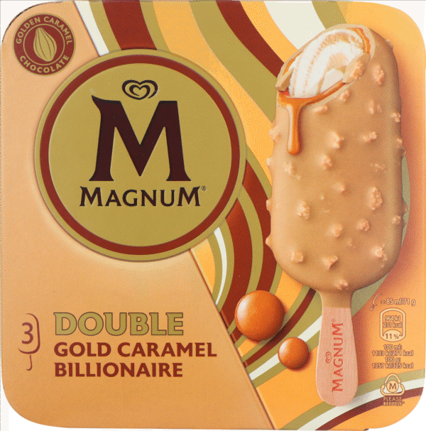 MAGNUM DOUBLE GOLD CARAMEL 3 ST / Italien