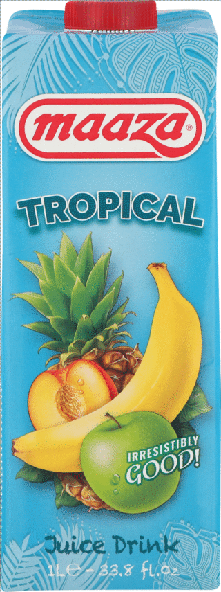 Frugtdrik m. tropiske frugter 1,00 l