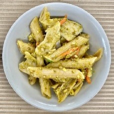 Pasta kylling grøn pesto