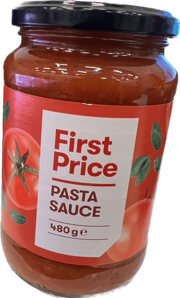 FP PASTASAUCE M/BASILIKUM 480 GR / Belgien