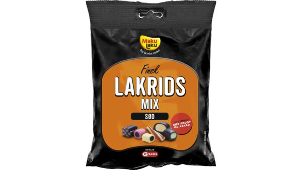 Finsk Lakridsmix Sød, Carletti 170 g