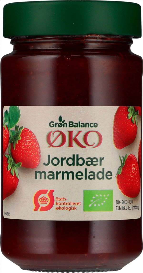 GB MARMELADE JORDBÆR ØKO 265 G