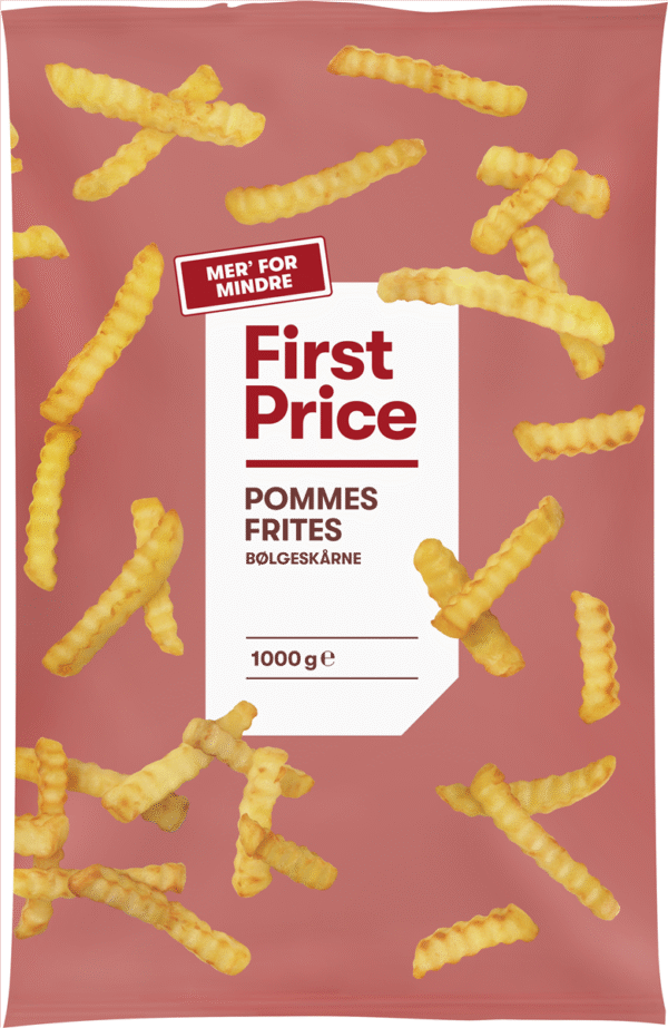 First Price Pom. Frites Bølge 1000 g / Belgien