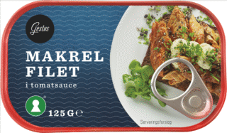 Gestus Makrelfilet 125 g / Danmark