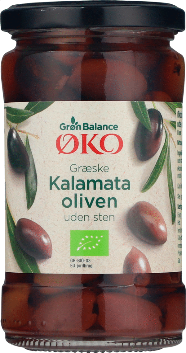 Gb Kalamata Oliven U/Sten Øko 290 g / Grækenland