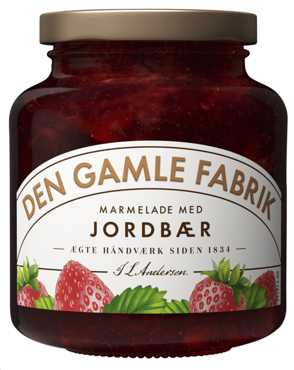 D.G.F MARMELADE JORDBÆR 380 GR / Danmark