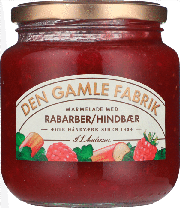D.G.F MARMELADE RAB/HINDB. 600 GR / Danmark
