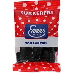 Sød Lakrids sukkerfri 70 g / Danmark
