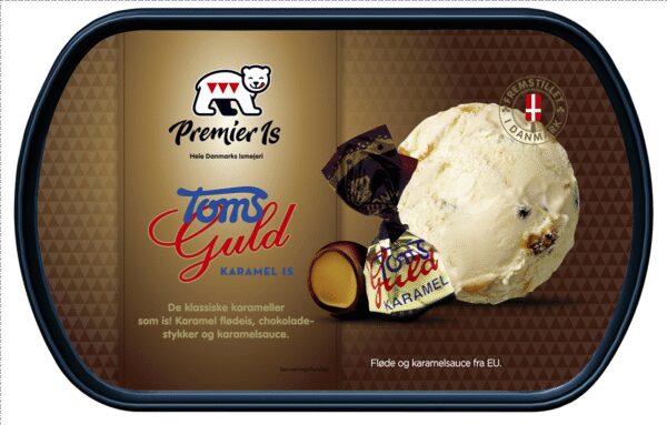 Toms Guldkaramel Is 750 ml