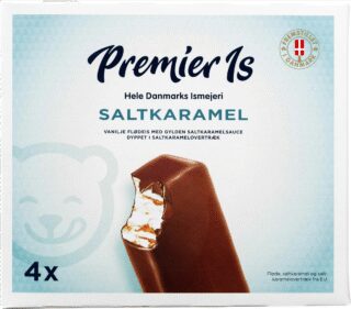 PREMIER IS SALTKARAMEL 4 ST / Danmark