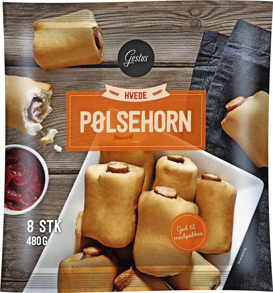 Gestus Pølsehorn 8 Stk. 480 g