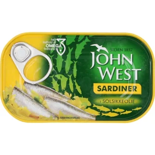 JOHN WEST SARDINER I OLIE 120 GR / Portugal