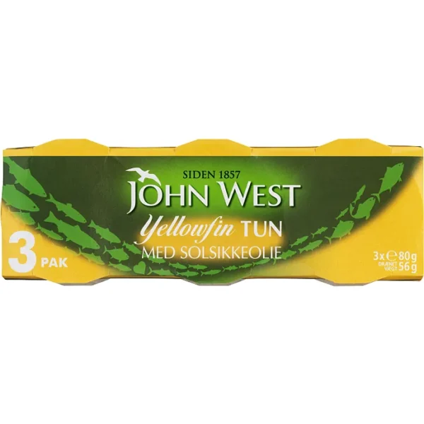 John West Tun i olie 3-pak