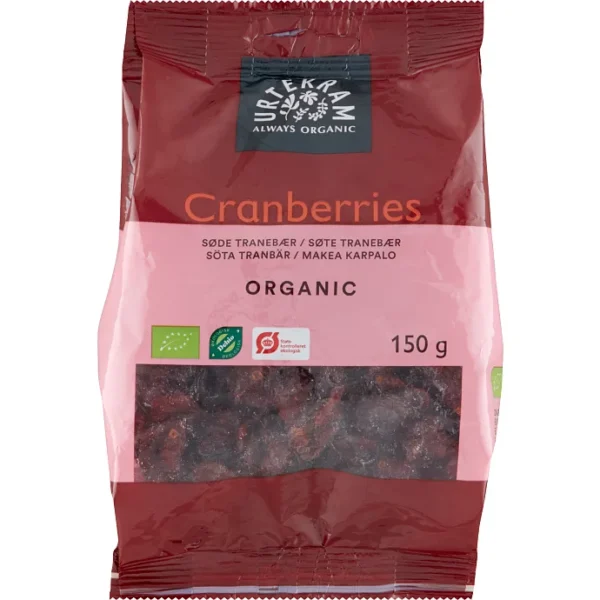 Urt. Tranebær Søde øko 150 g