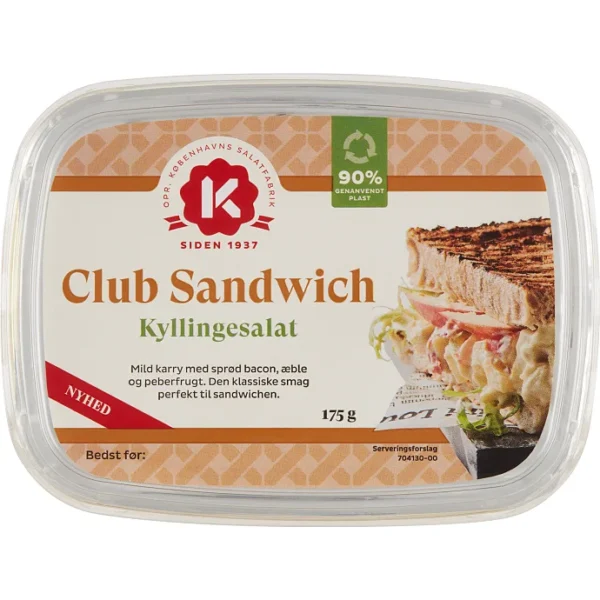 K-SALAT CLUB SANDWICH 150 GR / Danmark