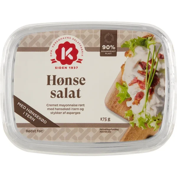 K-Salat Hønsesalat, 150 g (med Hønsekøl i tern) Danmark
