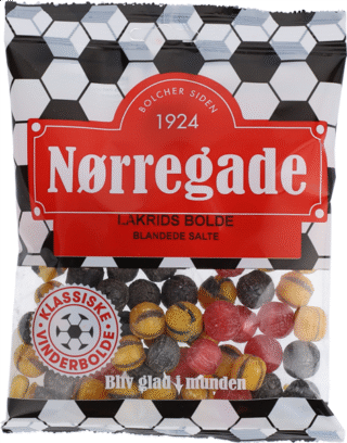 Nørregade Lakrids Fodbolde 170 g