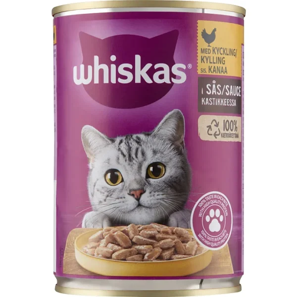 WHISKAS KYLLING I SAUCE 400 GR / Polen