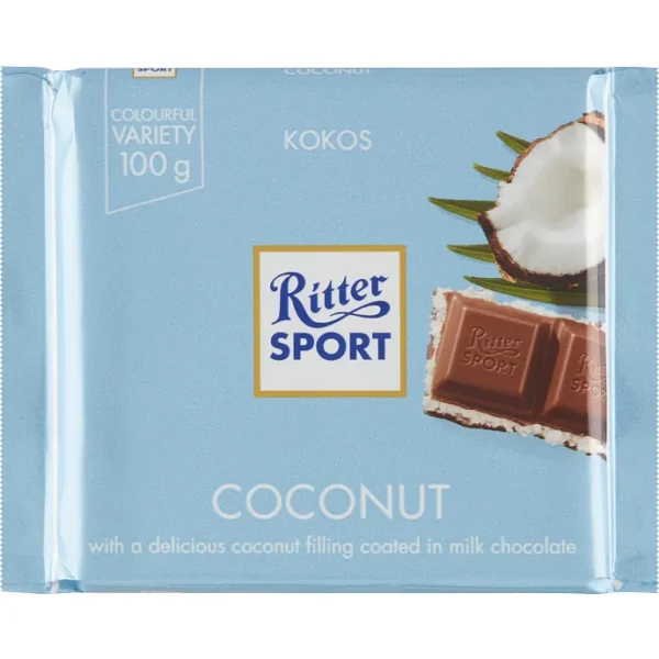 Ritter Sport Chokolade m. kokos