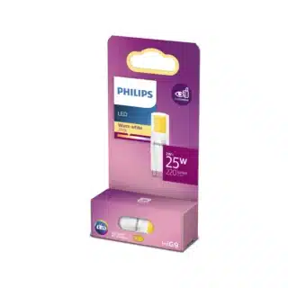 LED stift 25W G9 varm hvid, Philips