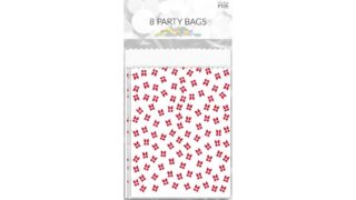 Slikpose m. flag 8 stk, Happy Party