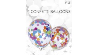 Balloner m. konfetti