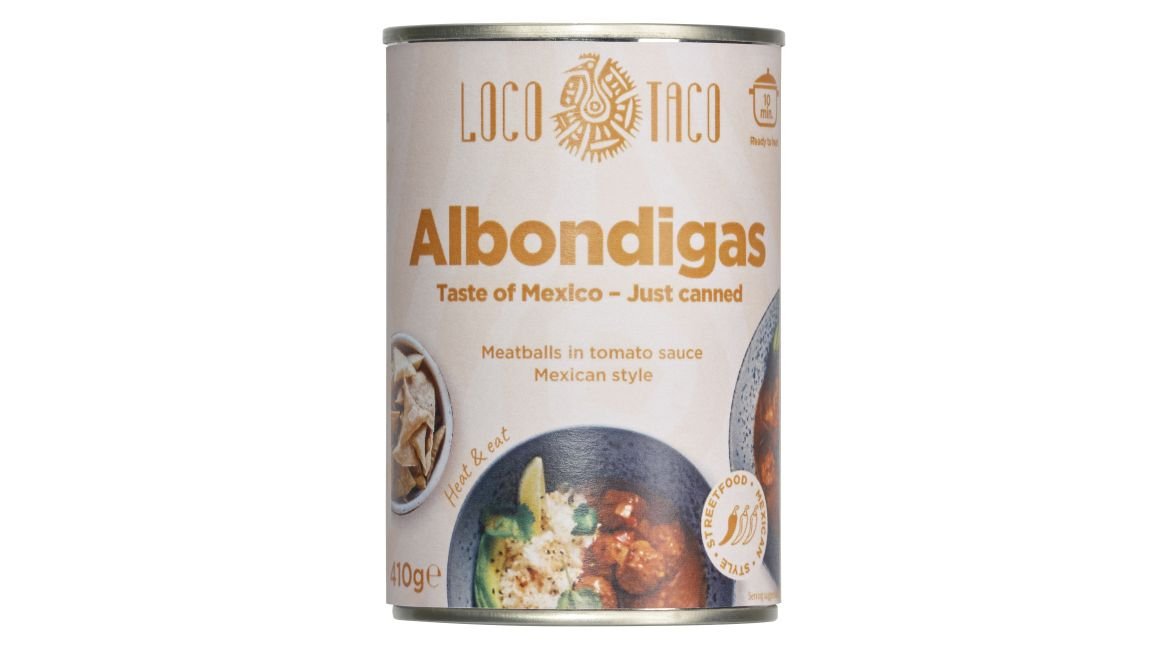 Albondigas kødboller, Loco Taco
