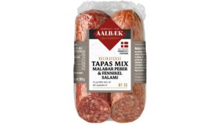 Tapas mix m. malabar peber & fennikel salami, Aalbæk