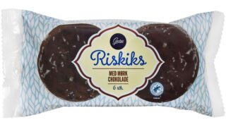 Riskiks m. mørk chokolade, Gestus