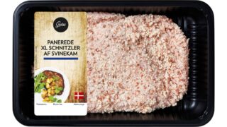 Panerede schnitzler af svinekam, Gestus