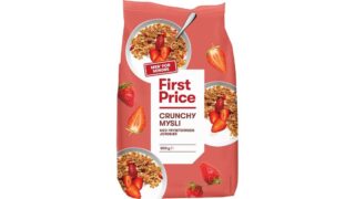 Mysli crunchy m. jordbær, First Price
